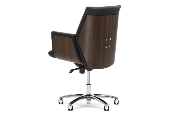 ZEUS/B КРЕСЛО РУКОВОДИТ Ч/ОРЕХ ОРЕХ/ЧЕРНЫЙ ZEUS/B NUT Dakota black