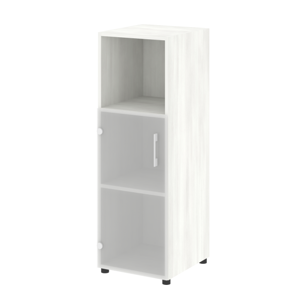 Стеллаж средний узкий (дверь стекло) LT-SU 2.2