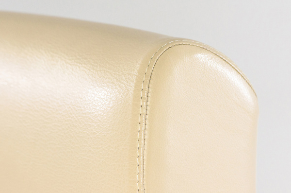 DICO/A КРЕСЛО ВЕНГЕ ВЫД.КОЖА ВЕНГЕ/БЕЖ DP3468W P P13