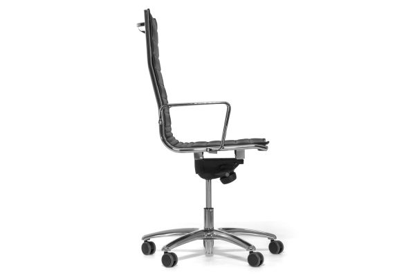 LIGHT/A КРЕСЛО ВЫС.СПИНКА КОЖА ЧЕРНЫЙ 16040 4DI1603 P949