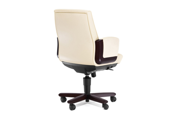 DICO/B КРЕСЛО ВЕНГЕ ВЫД.КОЖА ВЕНГЕ/БЕЖ DCS3468W P P13