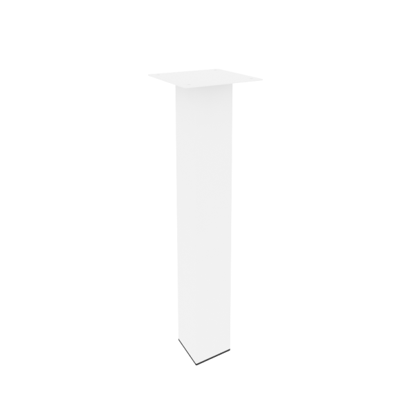 Опора металлическая квадратная (цвет: белый, серый, антрацит) LT-710