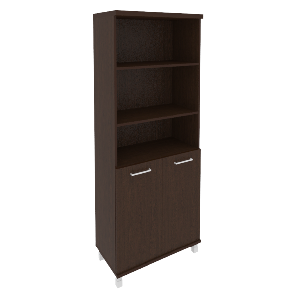 Шкаф высокий широкий (2 низкие двери ЛДСП) KST-1.1