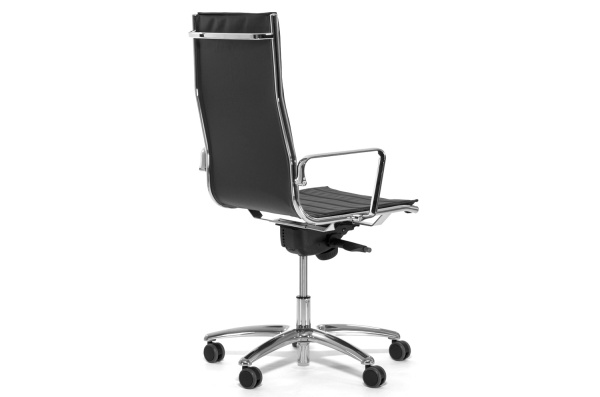 LIGHT/A КРЕСЛО ВЫС.СПИНКА КОЖА ЧЕРНЫЙ 16040 4DI1603 P949