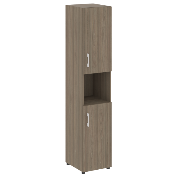 Стеллаж высокий узкий (2 двери ДСП) LT-SU 1.5