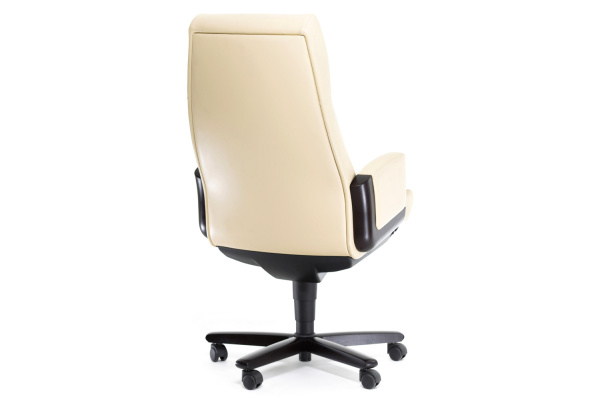 DICO/A КРЕСЛО ВЕНГЕ ВЫД.КОЖА ВЕНГЕ/БЕЖ DP3468W P P13