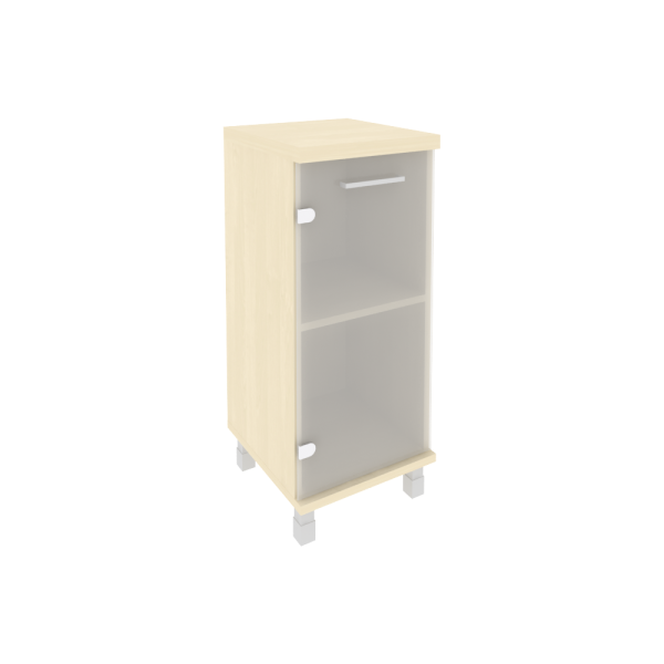 Шкаф низкий узкий левый (1 низкая дверь стекло) KSU-3.2(L)