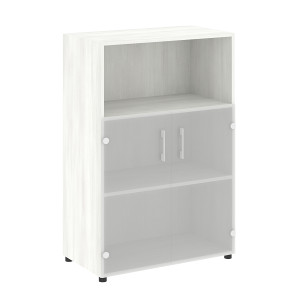 Стеллаж средний широкий (2 двери стекло) LT-ST 2.2