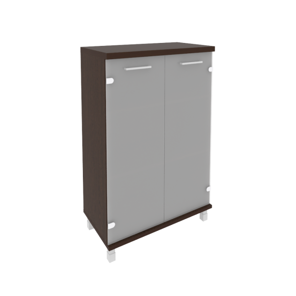 Шкаф средний широкий (2 средние двери стекло) KST-2.4