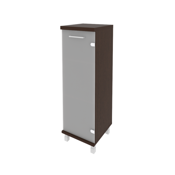 Шкаф средний узкий правый (1 средняя дверь стекло) KSU-2.4(R)