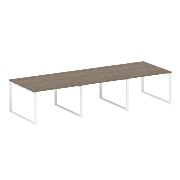 Переговорный стол (3 столешницы) на О-образном м/к БО.ПРГ-3.2
