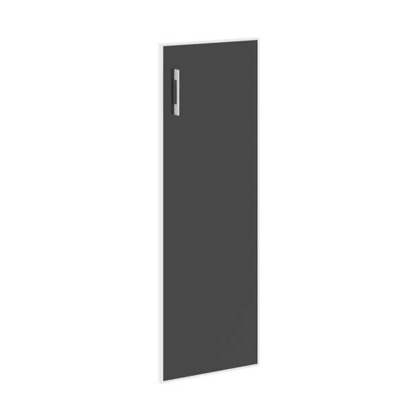 Дверь стекло в раме среднее Lacobel black LT-S2R Л/Пр black 