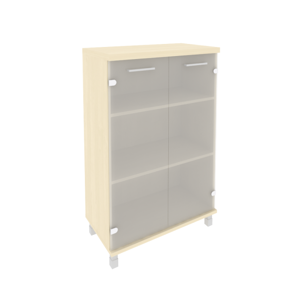 Шкаф средний широкий (2 средние двери стекло) KST-2.4