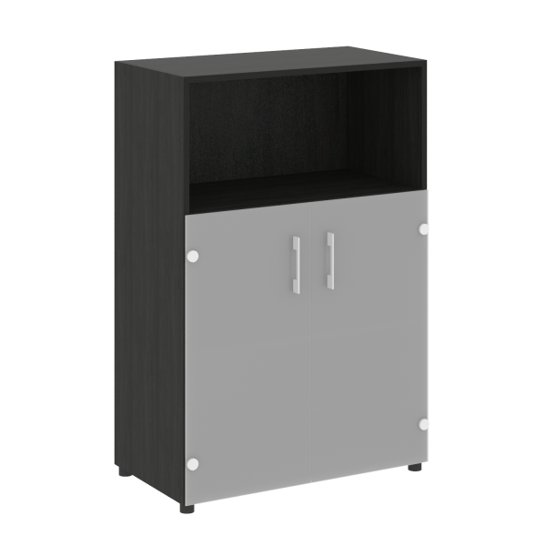 Стеллаж средний широкий (2 двери стекло) LT-ST 2.2