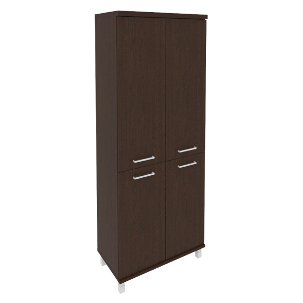 Шкаф высокий широкий (2 низкие двери ЛДСП, 2 средние двери ЛДСП) KST-1.3