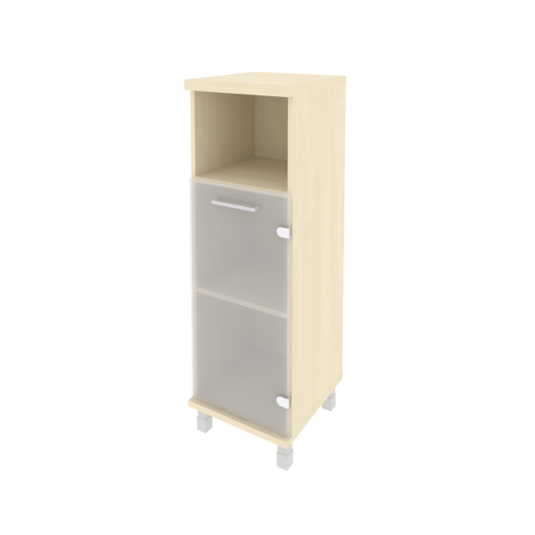 Шкаф средний узкий правый (1 низкая дверь стекло) KSU-2.2(R)