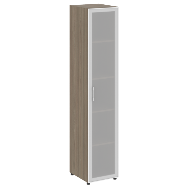 Стеллаж высокий узкий (дверь стекло) LT-SU 1.10R	