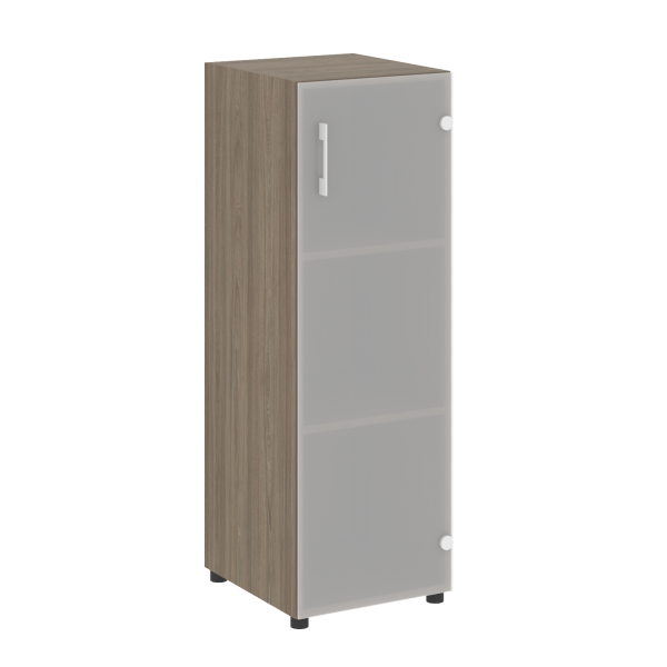 Стеллаж средний узкий (дверь стекло) LT-SU 2.4