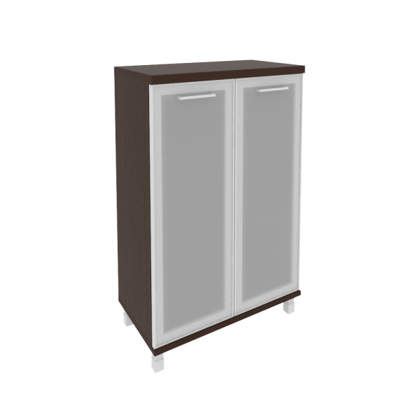 Шкаф средний широкий (2 средние двери стекло в раме) KST-2.4R