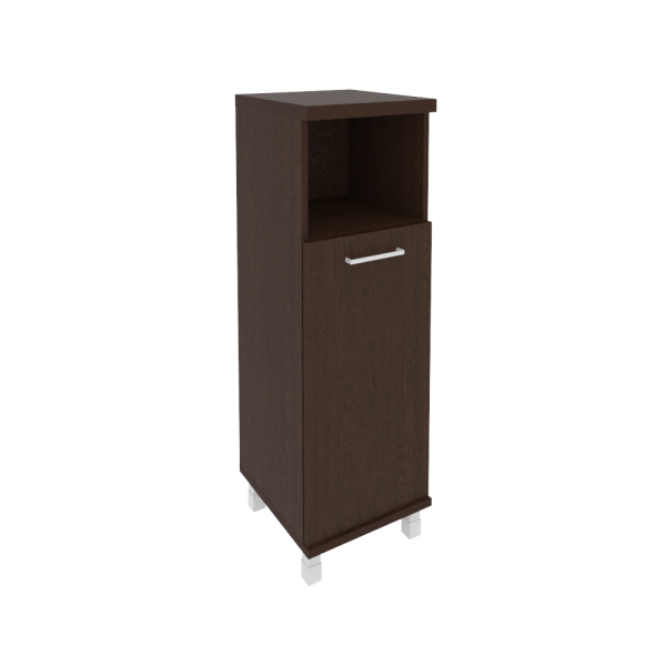 Шкаф средний узкий левый (1 низкая дверь ЛДСП) KSU-2.1(L)