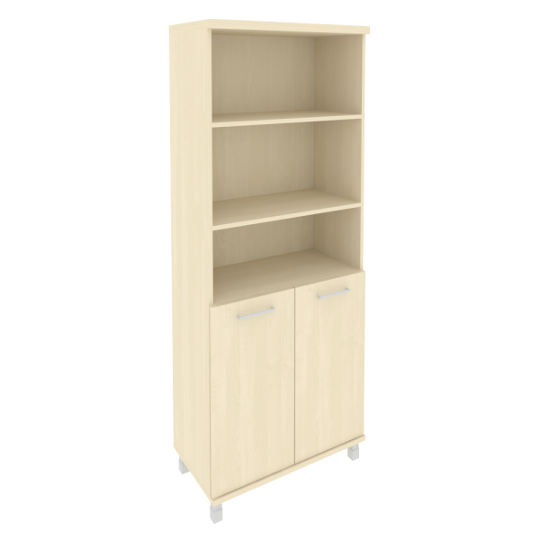 Шкаф высокий широкий (2 низкие двери ЛДСП) KST-1.1