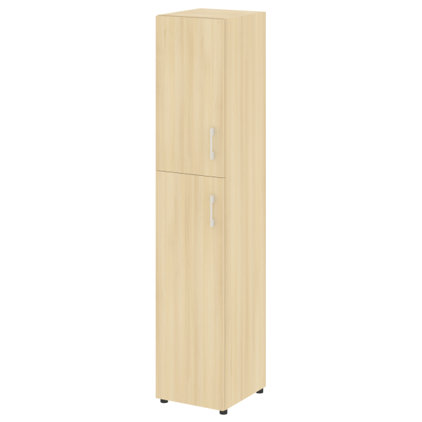 Стеллаж высокий узкий (2 двери ДСП) LT-SU 1.8