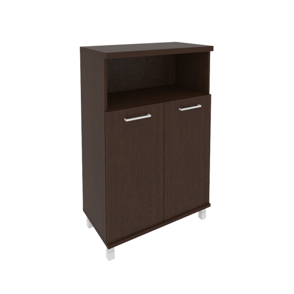 Шкаф средний широкий (2 низкие двери ЛДСП) KST-2.1