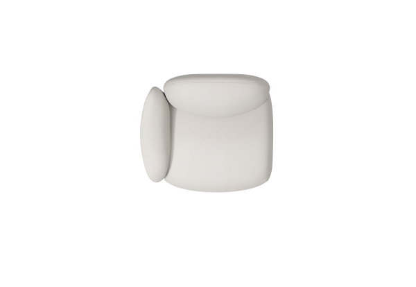 Одноместный диван с низкой спинкой с подлокотником ST32.RA(LA).MR