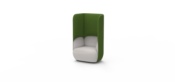 Одноместный диван с высокой спинкой  ST38.1.MR