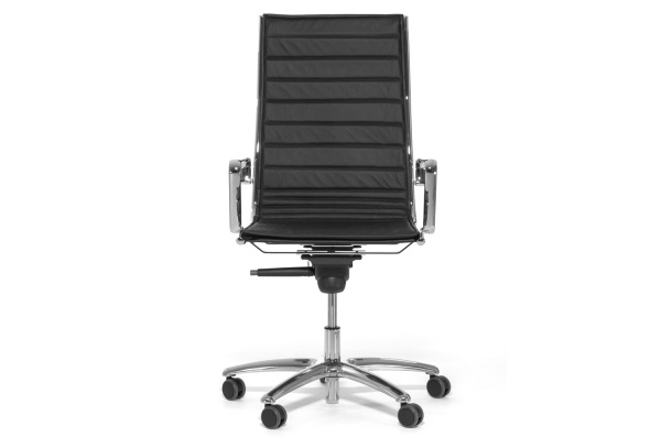 LIGHT/A КРЕСЛО ВЫС.СПИНКА КОЖА ЧЕРНЫЙ 16040 4DI1603 P949