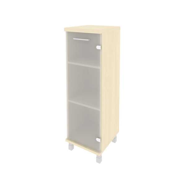 Шкаф средний узкий правый (1 средняя дверь стекло) KSU-2.4(R)