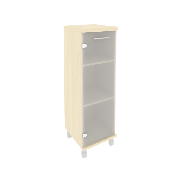 Шкаф средний узкий левый (1 средняя дверь стекло) KSU-2.4(L)