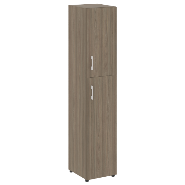 Стеллаж высокий узкий (2 двери ДСП) LT-SU 1.8