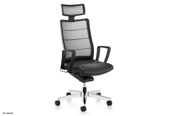 AIRPAD КРЕСЛО Д/РУКОВОД., КОЖА ЧЕРНЫЙ-АЛЮМ 3C72 0781884016 2304 3217 520304 610217 709304 801