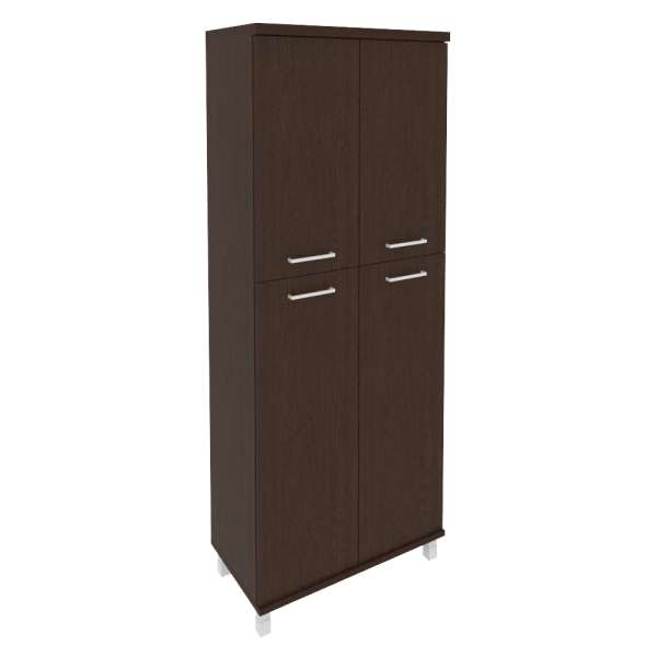 Шкаф высокий широкий (2 средние двери ЛДСП, 2 низкие двери ЛДСП) KST-1.8