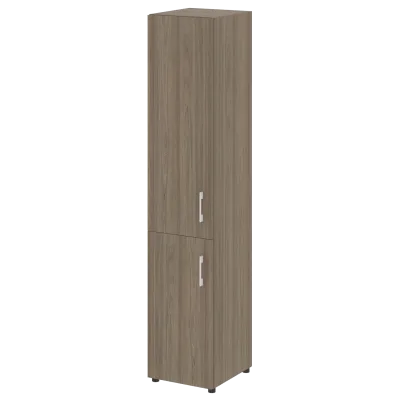 Стеллаж высокий узкий (2 двери ДСП) LT-SU 1.3