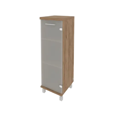 Шкаф средний узкий правый (1 средняя дверь стекло) KSU-2.4(R)
