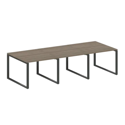 Переговорный стол (3 столешницы) на О-образном м/к БО.ПРГ-3.1