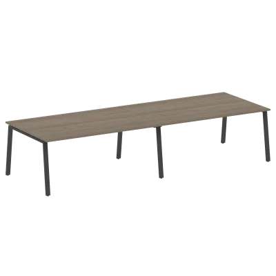 Переговорный стол (2 столешницы) на А-образном м/к БА.ПРГ-2.5