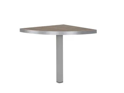 Сектор 90 стола переговоров с опорами EDV210