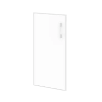 Дверь стекло в раме низкое Lacobel white LT-S3R Л/Пр white