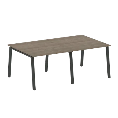 Переговорный стол (2 столешницы) на А-образном м/к БА.ПРГ-2.1