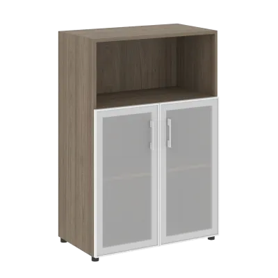 Стеллаж средний широкий (2 двери стекло) LT-ST 2.2R