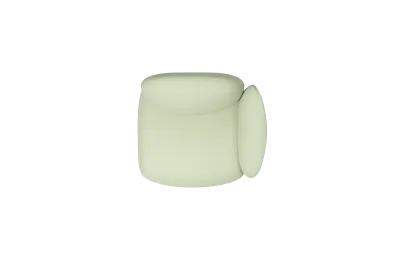 Одноместный диван с низкой спинкой с подлокотником ST32.RA(LA).MR