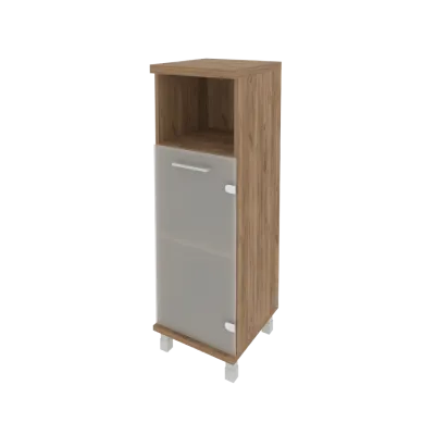 Шкаф средний узкий правый (1 низкая дверь стекло) KSU-2.2(R)