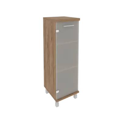 Шкаф средний узкий левый (1 средняя дверь стекло) KSU-2.4(L)