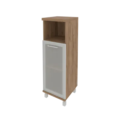 Шкаф средний узкий правый (1 низкая дверь стекло в раме) KSU-2.2R(R)