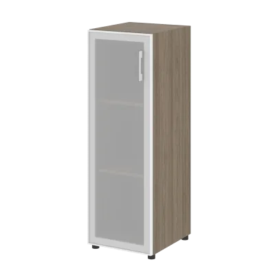 Стеллаж средний узкий (дверь стекло) LT-SU 2.4R 