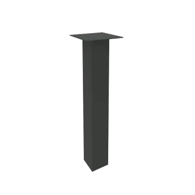 Опора металлическая квадратная (цвет: белый, серый, антрацит) LT-710