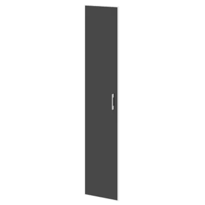 Дверь стекло в раме высокое Lacobel black LT-S1R Л/Пр black 